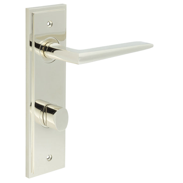 Burlington, Burlington Mayfair Door Handle Din Bathroom Backplate & Turn & Release -Inner 2, Door Handles, BathroomDin Backplate  & Turn & Release 2