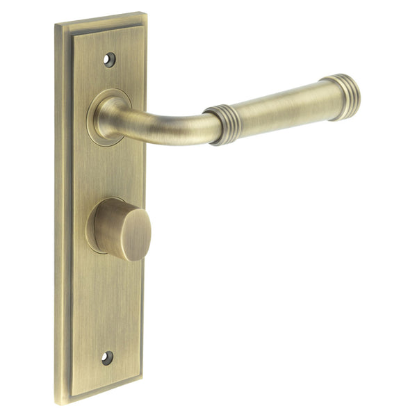 Burlington, Burlington Highgate Door Handle Bathroom Backplate & Turn & Release -Inner 2, Door Handles, Bathroom Backplate  & Turn & Release 2