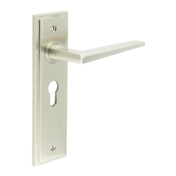 Burlington, Burlington Roses Sold Separately: BUR10SN + BUR454SN, Door Handles, Lever on Roses