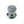 Frelan, Porcelain Mortice Door Knob Grey Crazed & Polished Chrome, Door Knobs, Mortice Door Knobs