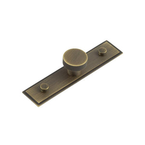 Hoxton, Hoxton Wenlock Cupboard Knobs 30mm Stepped Backplate, Cabinet Hardware, Cabinet Knobs