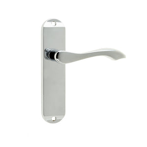 Frelan, Broadway Suite Door Handle on Bathroom Plate  JV921PC, Door Handles, Lever Handles On Bathroom Backplate