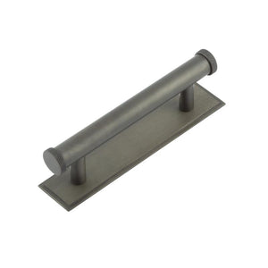 Hoxton, Hoxton Hoxton Wenlock Cabinet Handles 96mm Ctrs Stepped Backplate, Cabinet Hardware, Cabinet Pull Handles