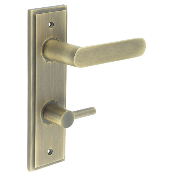 Burlington, Burlington Kensington Door Handle Din Bathroom Backplate & Turn & Release -Inner 3, Door Handles, BathroomDin Backplate  & Turn & Release 3