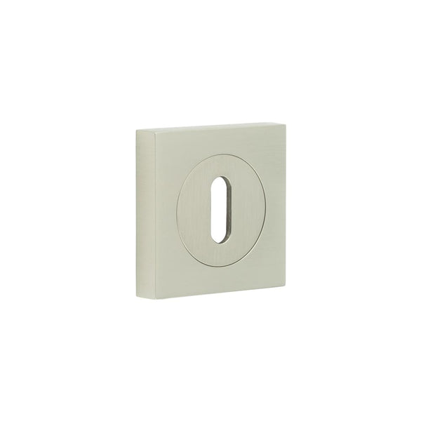 Burlington, Burlington Standard Keyway Escutcheons with Square Plain Rose, Escutcheons, Burlington Standard Keyway Escutcheons Square Plain Rose, Standard Keyway Escutcheons Square Plain Rose