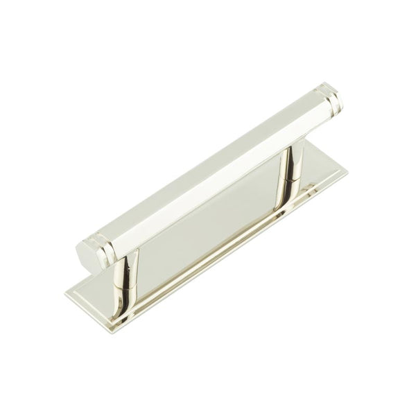 Hoxton, Hoxton Hoxton Nile Cabinet Handles 96mm Ctrs Stepped Backplate, Cabinet Hardware, Cabinet Pull Handles