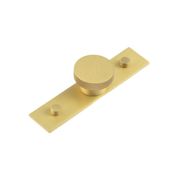 Hoxton, Hoxton Wenlock Cupboard Knobs 40mm Plain Backplate, Cabinet Hardware, Cabinet Knobs