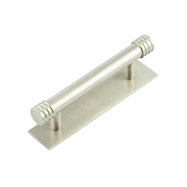 Hoxton, Hoxton Hoxton Sturt Cabinet Handles 96mm Ctrs Plain Backplate, Cabinet Hardware, Cabinet Pull Handles