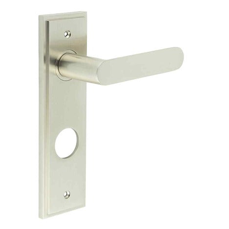 Burlington, Burlington Kensington Door Handle Din Bathroom Backplate, Door Handles, Burlington Kensington Door Handle Din Bathroom Backplate, Lever onBathroom Backplate