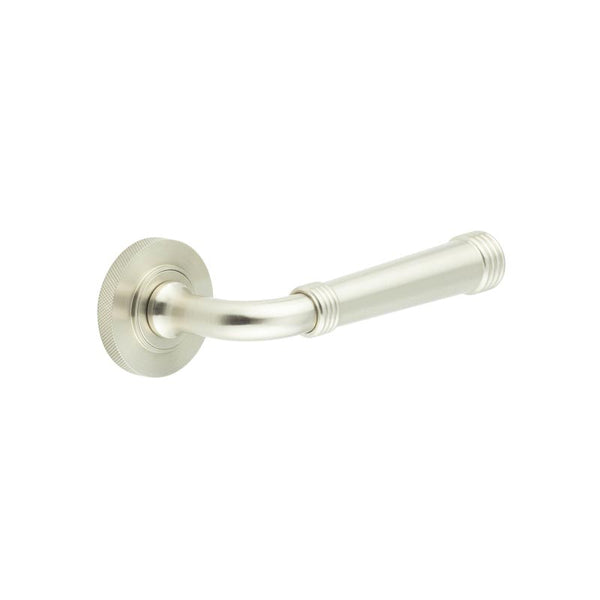 Burlington, Burlington Highgate Door Handles with Knurled Rose, Door Handles, Lever On Rose