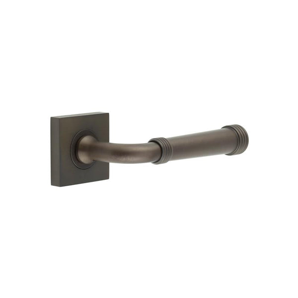 Burlington, Burlington Highgate Door Handles Square Plain, Door Handles, Lever On Square Rose