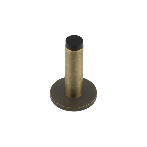 Burlington, Burlington Plain Wall Mounted Door Stops with Knurled Rose, Door Stops, Plain Wall Mounted Door Stops with Knurled Rose