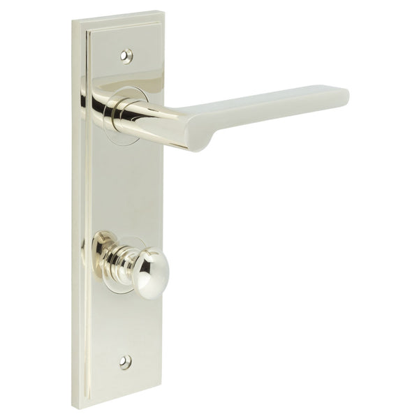 Burlington, Burlington Fitzrovia Door Handle Din Bathroom Backplate & Turn & Release -Inner 1, Door Handles, Burlington Fitzrovia Door Handle Din Bathroom Backplate  & Turn & Release 1, Din Bathroom Backplate  & Turn & Release 1