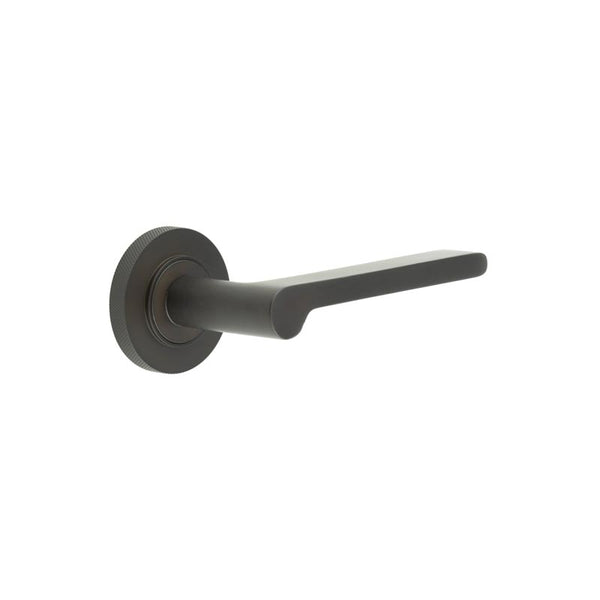 Burlington, Burlington Fitzrovia Door Handles with Knurled Rose, Door Handles, Lever On Rose