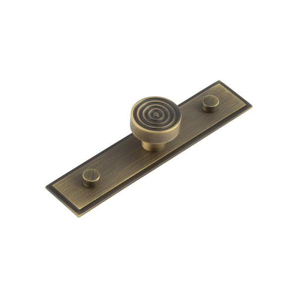 Hoxton, Hoxton Murray Cupboard Knobs 30mm Stepped Backplate, Cabinet Hardware, Cabinet Knobs