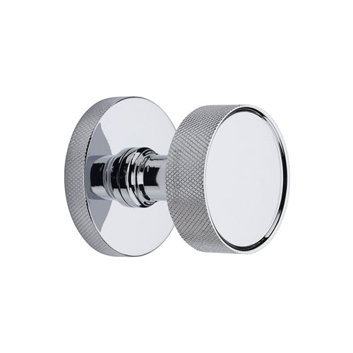 Owen Knurled Knob on Knurled Concealed Base by M Marcus - Heritage Brass