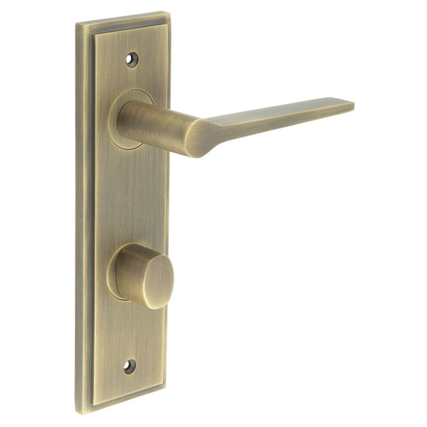 Burlington, Burlington Knightsbridge Door Handle Din Bathroom Backplate & Turn & Release -Inner 2, Door Handles, BathroomDin Backplate  & Turn & Release 2