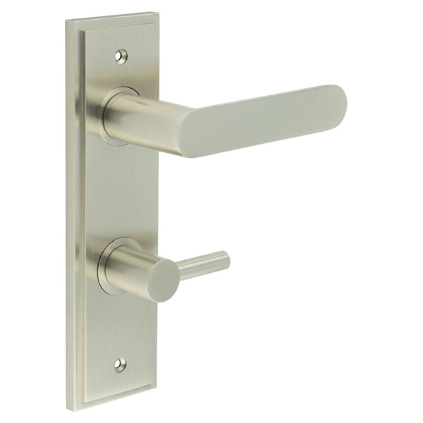 Burlington, Burlington Kensington Door Handle Din Bathroom Backplate & Turn & Release -Inner 3, Door Handles, BathroomDin Backplate  & Turn & Release 3, Burlington Kensington Door Handle Din Bathroom Backplate  & Turn & Release 3