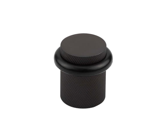 Burlington, Burlington Knurled Floor Mounted Door Stops 40mm Dia, Door Stops, Door Stops