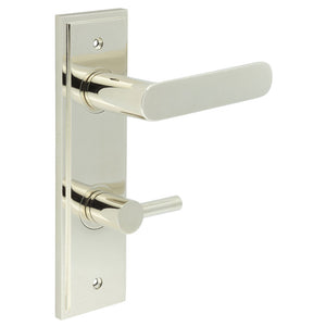 Burlington, Burlington Kensington Door Handle Din Bathroom Backplate & Turn & Release -Inner 3, Door Handles, BathroomDin Backplate  & Turn & Release 3, Burlington Kensington Door Handle Din Bathroom Backplate  & Turn & Release 3