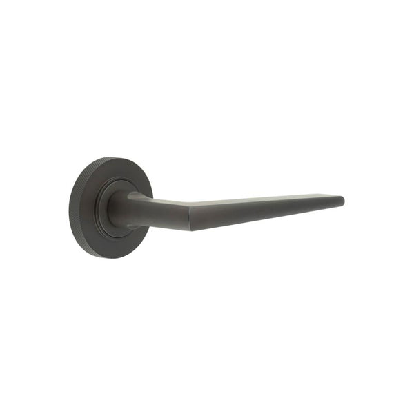 Burlington, Burlington Mayfair Door Handle with Knurled Rose, Door Handles, Lever On Rose