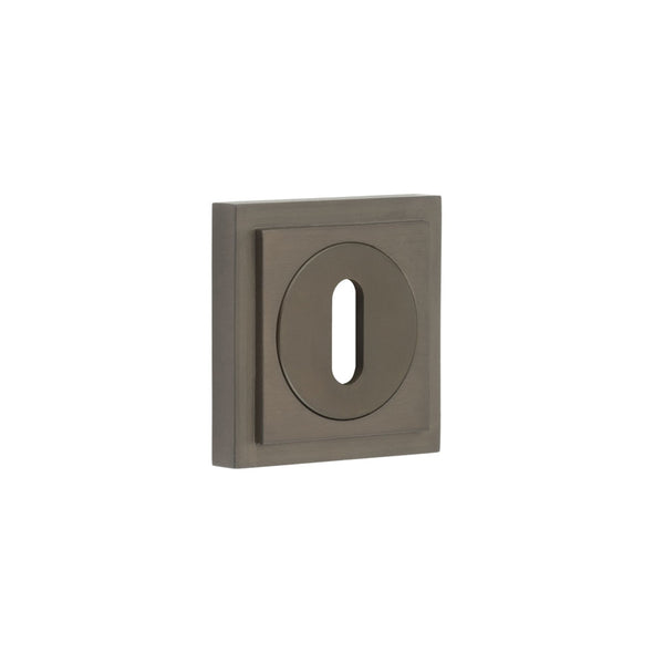 Burlington, Burlington Standard Keyway Escutcheons with Square Stepped Rose, Escutcheons, Burlington Standard Keyway Escutcheons Square Stepped Rose, Standard Keyway Escutcheons Square Stepped Rose