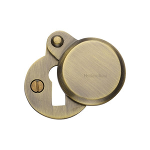 Heritage Brass Covered Keyhole Round by M Marcus - Heritage Brass