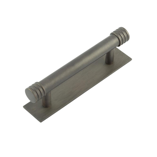 Hoxton, Hoxton Hoxton Sturt Cabinet Handles 96mm Ctrs Plain Backplate, Cabinet Hardware, Cabinet Pull Handles