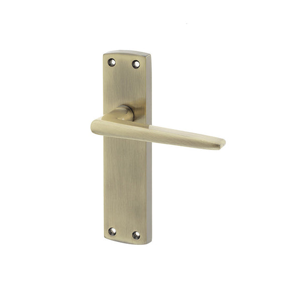 Frelan, Bray Door Handle on Latchplate  JV391AB, Door Handles, Lever Handles On Latch Backplate