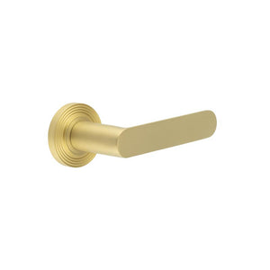 Burlington, Burlington Kensington Door Handles with Reeded Rose, Door Handles, Lever On Rose