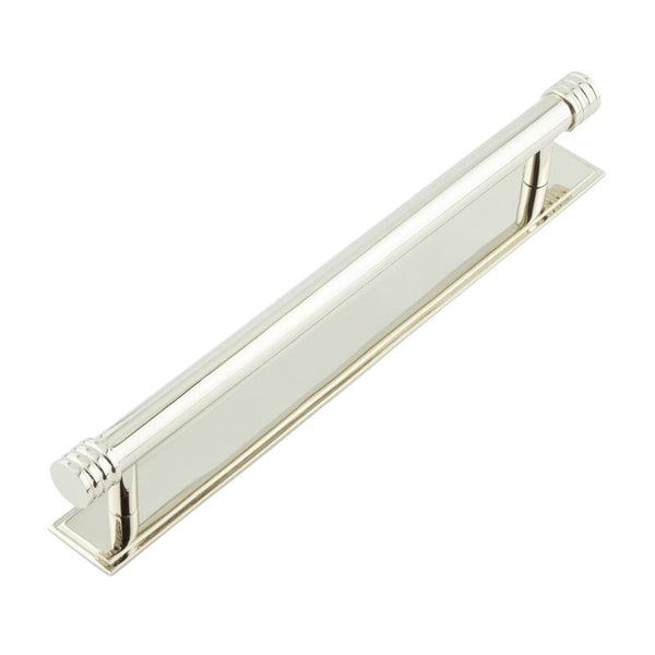 Hoxton, Hoxton Hoxton Sturt Cabinet Handles 224mm Ctrs Stepped Backplate, Cabinet Hardware, Cabinet Pull Handles