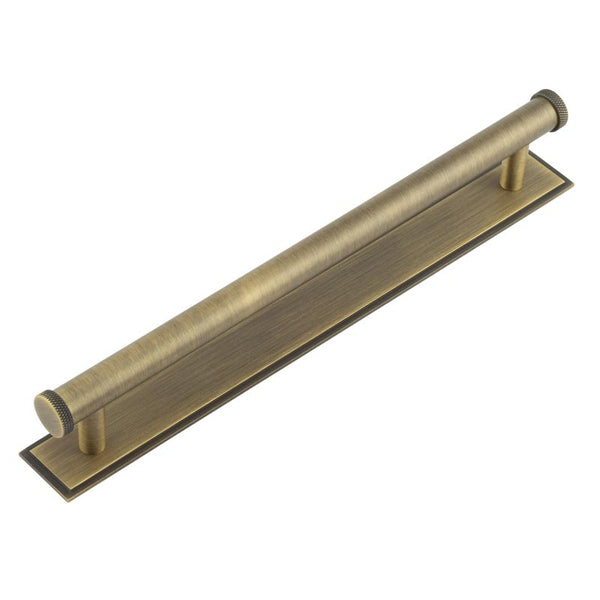 Hoxton, Hoxton Hoxton Wenlock Cabinet Handles 224mm Ctrs Stepped Backplate, Cabinet Hardware, Cabinet Pull Handles