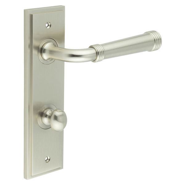 Burlington, Burlington Highgate Door Handle Din Bathroom Backplate & Turn & Release -Inner 1, Door Handles, Din Bathroom Backplate  & Turn & Release 1