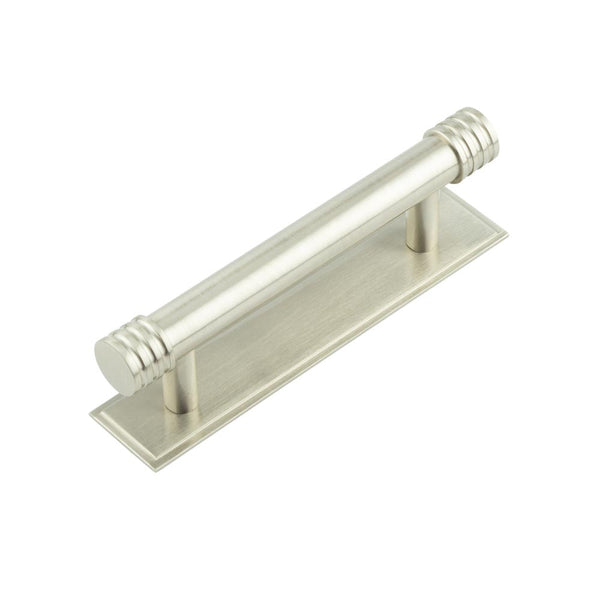 Hoxton, Hoxton Hoxton Sturt Cabinet Handles 96mm Ctrs Stepped Backplate, Cabinet Hardware, Cabinet Pull Handles