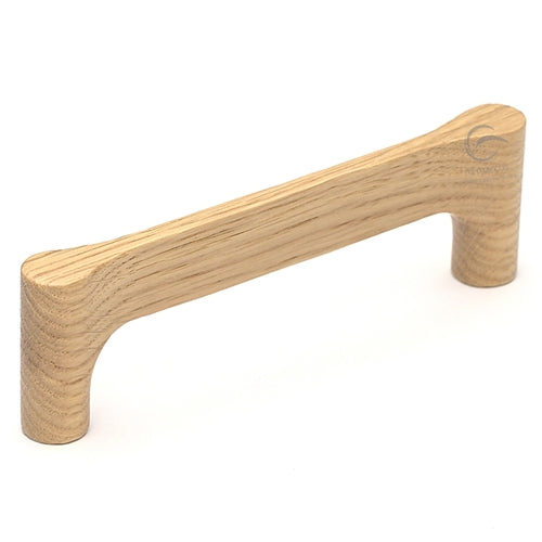 Wooden Gio Cabinet Pull Handle by M Marcus - Heritage Brass