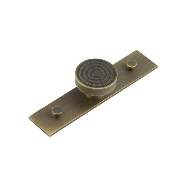 Hoxton, Hoxton Murray Cupboard Knobs 40mm Plain Backplate, Cabinet Hardware, Cabinet Knobs