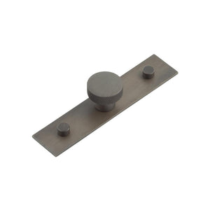 Hoxton, Hoxton Wenlock Cupboard Knobs 30mm Plain Backplate, Cabinet Hardware, Cabinet Knobs