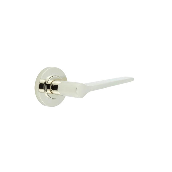 Burlington, Burlington Knightsbridge Door Handle with Plain Rose, Door Handles, Lever On Rose