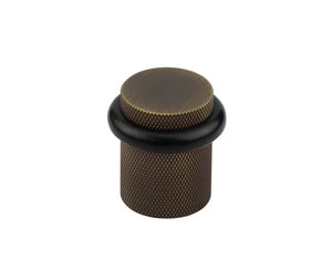 Burlington, Burlington Knurled Floor Mounted Door Stops 40mm Dia, Door Stops, Door Stops