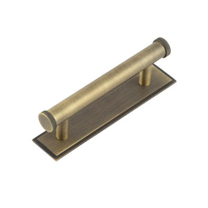 Hoxton, Hoxton Hoxton Wenlock Cabinet Handles 96mm Ctrs Stepped Backplate, Cabinet Hardware, Cabinet Pull Handles