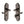 Meridian Door Handle on Plate by M Marcus - Heritage Brass