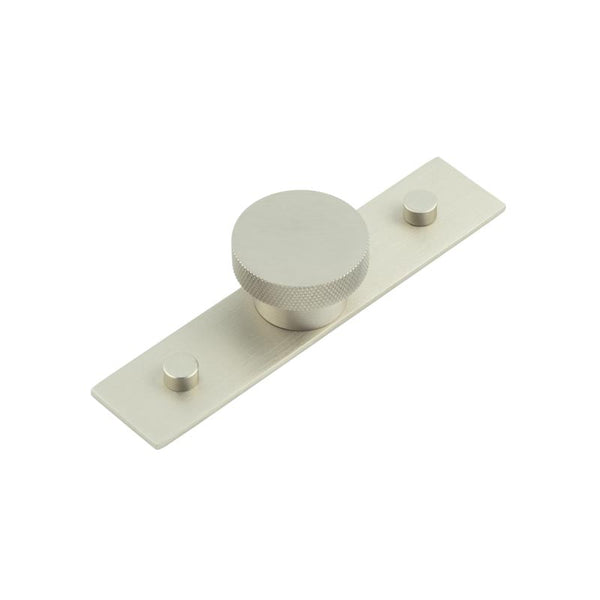 Hoxton, Hoxton Wenlock Cupboard Knobs 40mm Plain Backplate, Cabinet Hardware, Cabinet Knobs