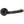 Frelan, Nero Orbit Door Handle on Rose Matt Black, Door Handles, Lever Handles On Round Rose