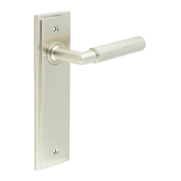 Burlington, Burlington Piccadilly Door Handle Latch Backplate, Door Handles, Burlington Piccadilly Door Handle Latch Backplate, Lever On  Latch Backplate