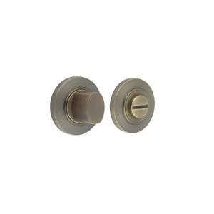 Burlington, Burlington Turns & Releases Inner 3 with Chamfered Rose, Door Handles, Bathroom Backplate  & Turn & Release 3