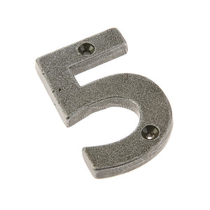 Frelan, 75mm Numerals VF15-5, Exterior Door Hardware, Door Numerals