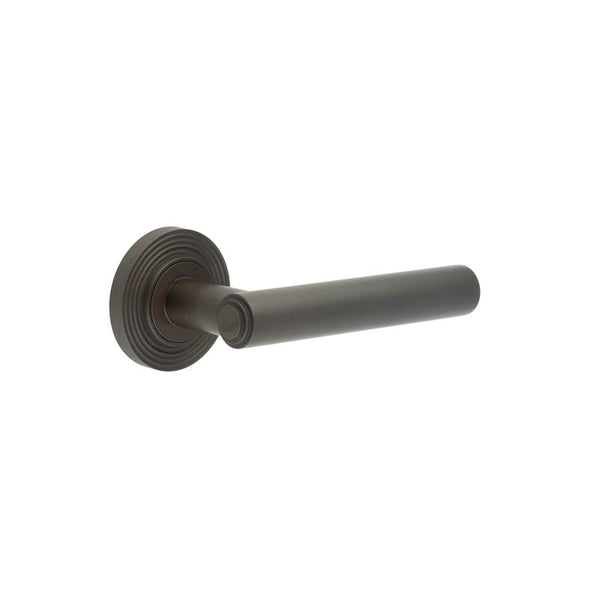 Burlington, Burlington Richmond Door Handles with Reeded Rose, Door Handles, Lever On Rose