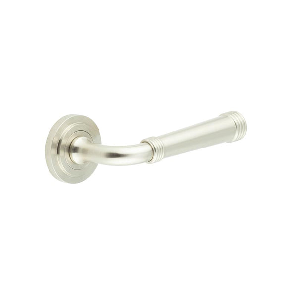 Burlington, Burlington Highgate Door Handles with Stepped Rose, Door Handles, Lever On Rose