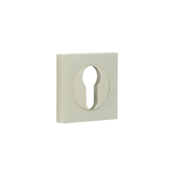 Burlington, Burlington Euro Profile Escutcheons with Square Plain Rose, Escutcheons, Burlington Euro Profile Escutcheons Square Plain Rose, Euro Profile Escutcheons Square Plain Rose