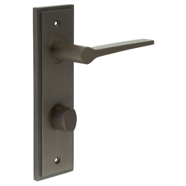 Burlington, Burlington Knightsbridge Door Handle Din Bathroom Backplate & Turn & Release -Inner 2, Door Handles, BathroomDin Backplate  & Turn & Release 2